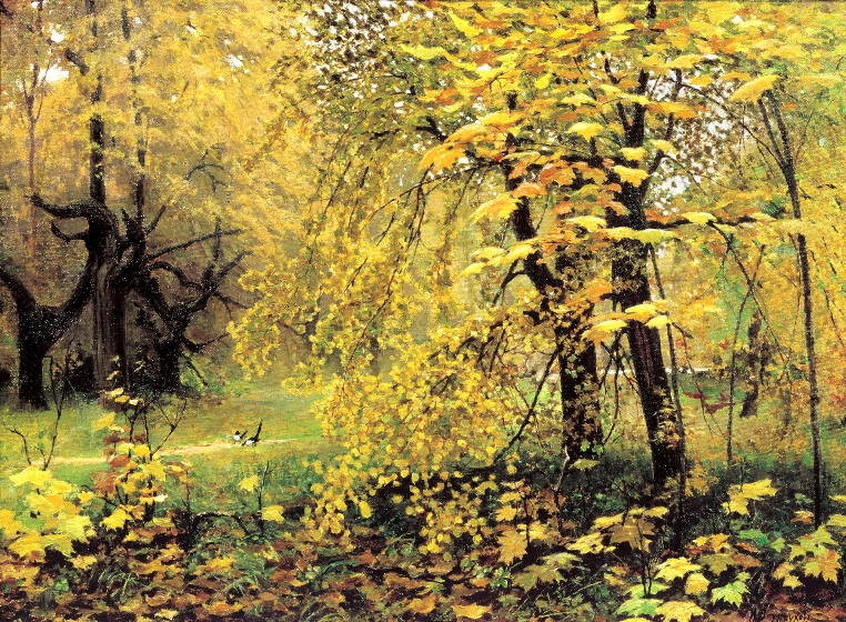 Сочинение по картине И.С. Остроухова «Золотая осень»