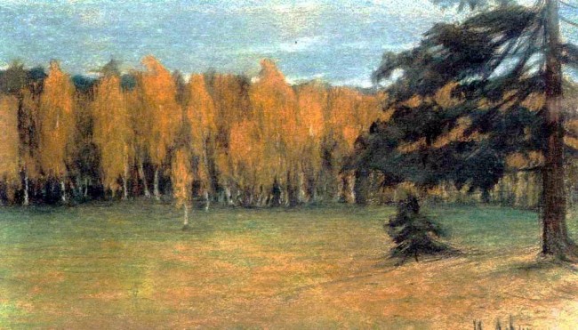 Сочинение по картине И.И. Шишкина «Осенний пейзаж»